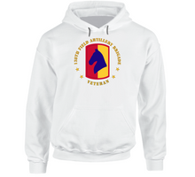Load image into Gallery viewer, Army - 138th FA Bde SSI - Veteran wo BackGrd Hoodie
