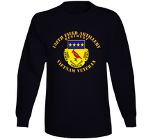 Load image into Gallery viewer, Army - 138th Artillery Regiment w DUI - Vietnam Veteran Long Sleeve
