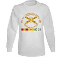 Load image into Gallery viewer, Army - 2nd Bn - 138th Artillery Regiment w Branch - Vet w VN SVC Long Sleeve
