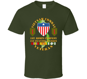 Army - Vietnam Combat Vet - 1st Admin Company - 1st Inf Div SSI V1 Classic T Shirt