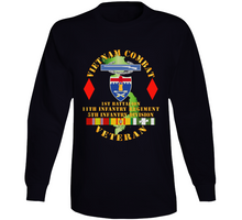 Load image into Gallery viewer, Army - Vietnam Combat Vet - 1st Bn 11th Infantry - 5th Inf Div SSI Long Sleeve
