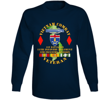 Load image into Gallery viewer, Army - Vietnam Combat Vet - 1st Bn 11th Infantry - 5th Inf Div SSI Long Sleeve
