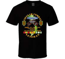 Load image into Gallery viewer, Army - Vietnam Combat Vet - I Co 75th Infantry (Ranger) - 1st ID SSI Classic T Shirt
