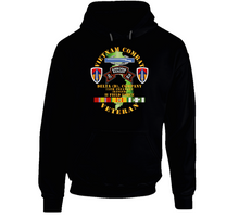 Load image into Gallery viewer, Army - Vietnam Combat Vet - D Co 75th Infantry (Ranger) - II Field Force SSI Hoodie
