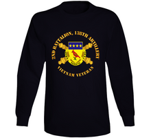 Load image into Gallery viewer, Army - 2nd Bn 138th Artillery - Vietnam Vet w DUI w Branch Long Sleeve
