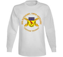 Load image into Gallery viewer, Army - 2nd Bn 138th Artillery - Vietnam Vet w DUI w Branch Long Sleeve

