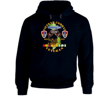 Load image into Gallery viewer, Army - Vietnam Combat Vet - D Co 75th Infantry (Ranger) - II Field Force SSI Hoodie
