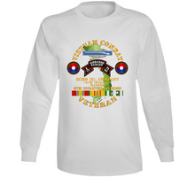 Load image into Gallery viewer, Army - Vietnam Combat Vet - E Co 75th Infantry (Ranger) - 9th ID SSI Long Sleeve
