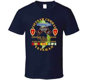 Army - Vietnam Combat Vet - F Co 75th Infantry (Ranger) - 25th ID SSI V1 Classic T Shirt