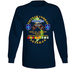 Army - Vietnam Combat Vet - G Co 75th Infantry (Ranger) - 23rd ID SSI Long Sleeve