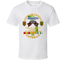 Load image into Gallery viewer, Army - Vietnam Combat Vet - I Co 75th Infantry (Ranger) - 1st ID SSI Classic T Shirt
