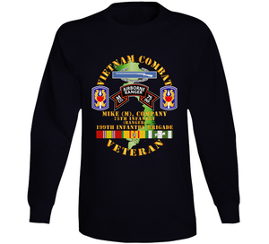Army - Vietnam Combat Vet - M Co 75th Infantry (Ranger) - 199th Inf Bde SSI Long Sleeve