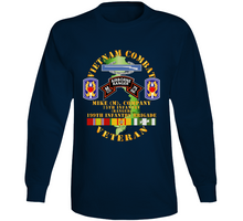 Load image into Gallery viewer, Army - Vietnam Combat Vet - M Co 75th Infantry (Ranger) - 199th Inf Bde SSI Long Sleeve
