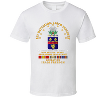 Load image into Gallery viewer, Army - 1st Bn 148th Infantry - Camp Arifjan Kuwait - OIF w IRAQ SVC Classic T Shirt
