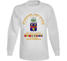 Load image into Gallery viewer, Army - 1st Bn 148th Infantry - Camp Arifjan Kuwait - OIF w IRAQ SVC Long Sleeve
