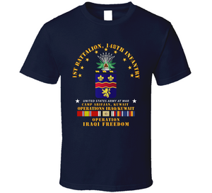 Army - 1st Bn 148th Infantry - Camp Arifjan Kuwait - OIF w IRAQ SVC Classic T Shirt