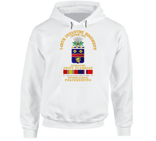 Load image into Gallery viewer, Army - 148th Infantry Regt  - Opn Joint Guardian  w Kosovo SVC Hoodie
