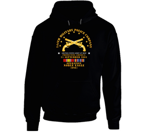 Army - 144th Military Police Co - 911 - ONE w SVC w BR Hoodie