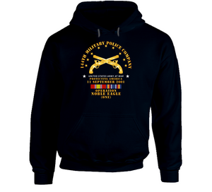Army - 144th Military Police Co - 911 - ONE w SVC w BR Hoodie
