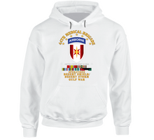 Load image into Gallery viewer, Army - 44th Medical Brigade - Desert Shield - Storm w DS Svc V1 Hoodie
