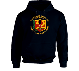 USMC - 2nd Marine Regiment - Keep Moving Hoodie