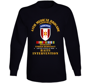 Uphold Demo - 44th Medical Bde w Svc Ribbons Long Sleeve