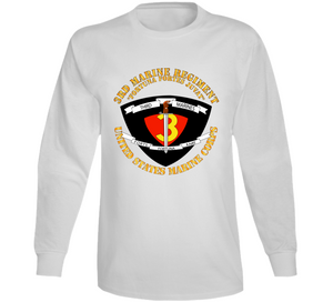 USMC - 3rd Marine Regiment - Fortuna Fortes Juvat Long Sleeve