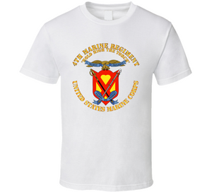 Usmc - 4th Marine Regiment - Hold High The Torch Classic T Shirt