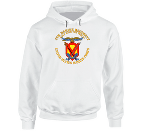 Usmc - 4th Marine Regiment - Hold High The Torch Hoodie