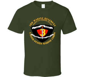 USMC - 3rd Marine Regiment - Fortuna Fortes Juvat Classic T Shirt