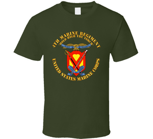 Usmc - 4th Marine Regiment - Hold High The Torch Classic T Shirt