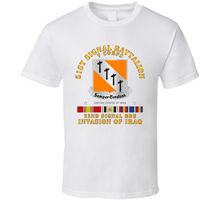 Load image into Gallery viewer, Army - 51st Signal Battalion - Invasion of Iraq V1 Classic T Shirt
