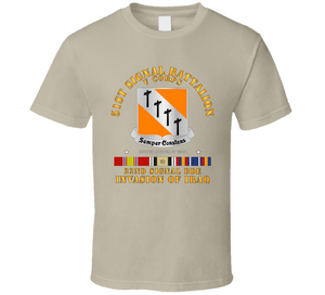 Army - 51st Signal Battalion - Invasion of Iraq V1 Classic T Shirt