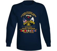 Load image into Gallery viewer, Army - US Army Against Axis of Evil - w Iraq SVC Ribbons - OIF Long Sleeve

