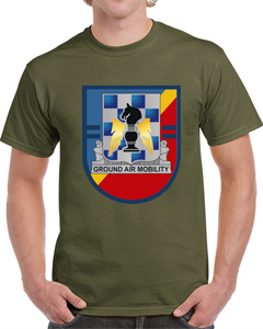 Army - 2nd Bn (Assault), 82nd Aviation Regiment Flash w DUI wo Txt V1 Classic T Shirt