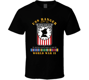 Navy - USS Ranger (CV-4) w EUR ARR SVC WWII Classic T Shirt