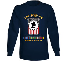 Load image into Gallery viewer, Navy - USS Ranger (CV-4) w EUR ARR SVC WWII Long Sleeve
