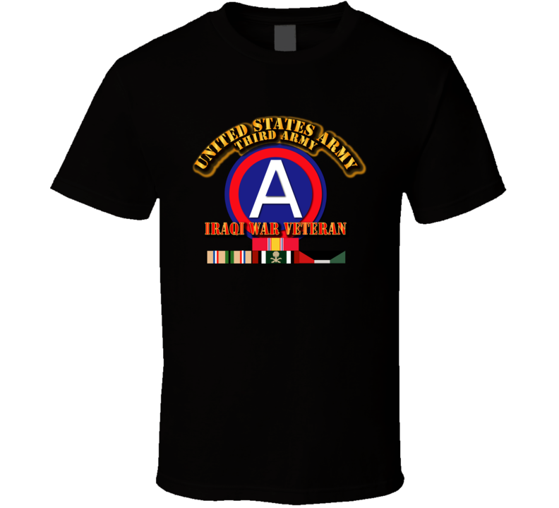 Third Army - Iraqi War Veteran T Shirt