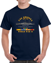 Load image into Gallery viewer, Navy - Battleship - Uss Arizona Wwii W Svc Ribbons
