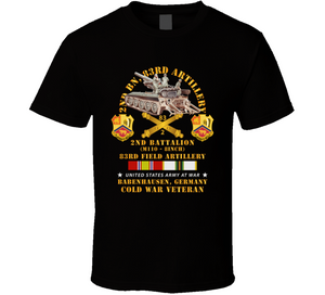 Army - 2nd Bn 83rd Artillery W M110 - Babenhausen Germany W Cold Svc Classic T Shirt