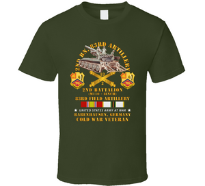 Army - 2nd Bn 83rd Artillery W M110 - Babenhausen Germany W Cold Svc Classic T Shirt