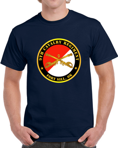 Army - 9th Cavalry Regiment - Fort Sill, Ok W Cav Branch Classic T Shirt