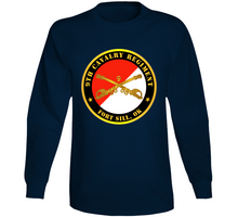 Load image into Gallery viewer, Army - 9th Cavalry Regiment - Fort Sill, Ok W Cav Branch Long Sleeve
