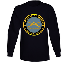 Load image into Gallery viewer, Army - 24th Infantry Regiment - Fort Mckavett, Tx - Buffalo Soldiers W Inf Branch Long Sleeve
