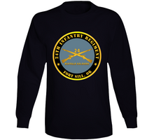 Load image into Gallery viewer, Army - 24th Infantry Regiment - Fort Sill, Ok - Buffalo Soldiers W Inf Branch Long Sleeve
