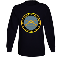 Load image into Gallery viewer, Army - 25th Infantry Regiment - Fort Sill, Ok - Buffalo Soldiers W Inf Branch Long Sleeve
