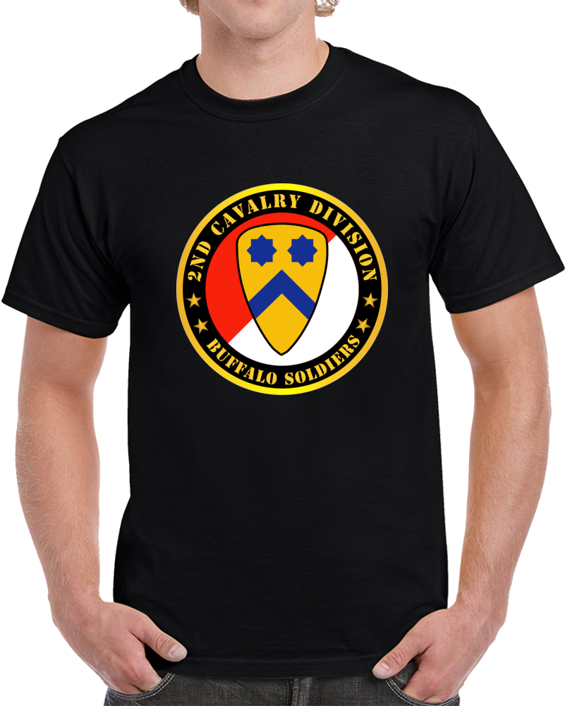 2nd Cavalry Division - Buffalo Soldiers Classic T Shirt