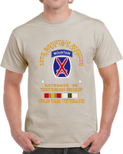 Load image into Gallery viewer, Army - 10th Mountain Division - Climb to Glory - REFORGER 90, CENTURION SHIELD  - COLD X 300 Classic T Shirt
