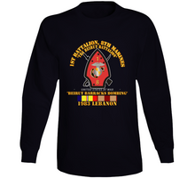 Load image into Gallery viewer, USMC - 1st Bn, 8th Marines - Beirut barracks bombing w SVC wo NDSM Classic T Shirt, Long Sleeve, Hoodie and Sweatshirt
