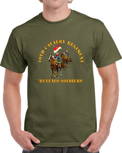 Load image into Gallery viewer, Army - 10th Cavalry Regiment W Cavalrymen - Buffalo Soldiers Classic T Shirt
